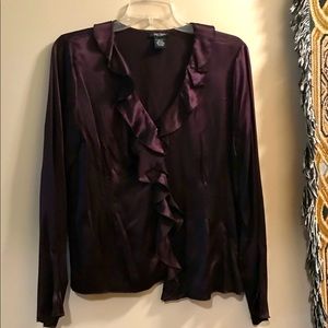 Bob Mackie 100% Silk Blouse
